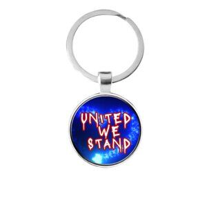 UNITED WE STAND (Style 2) CUSTOM KEY RING